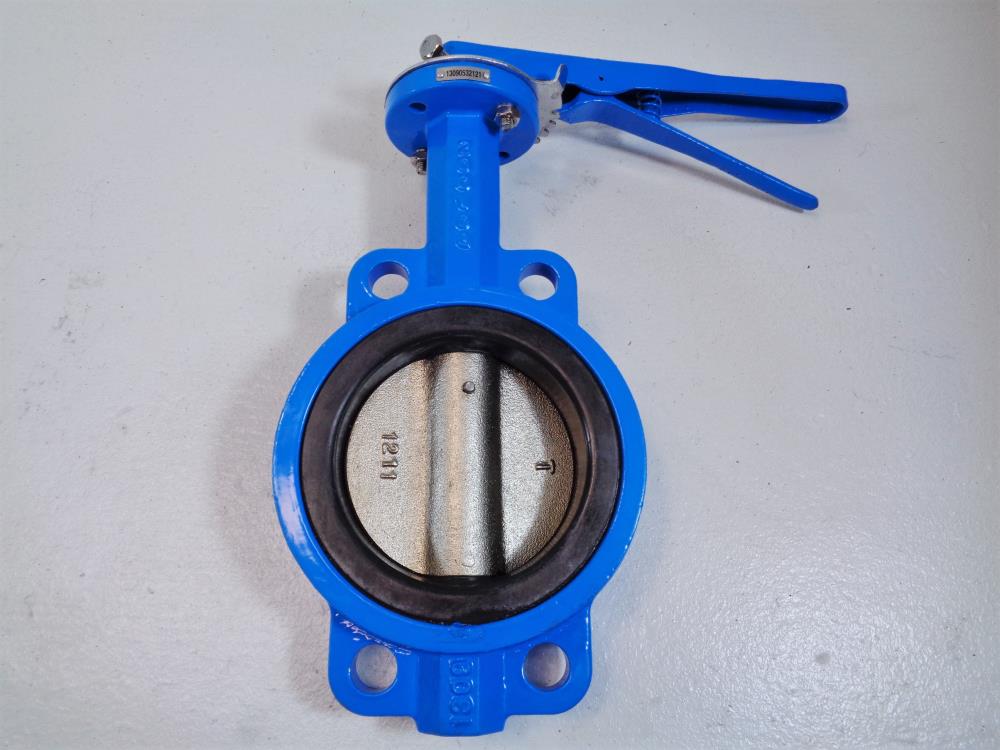 KF 5" Wafer Butterfly Valve, Series BG, A536 Ductile Iron Body and Disc